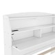 preview thumbnail 4 of 23, Full Size Wooden LED Platform Bed with Trundle, with Storage Headboard, with Drawers
