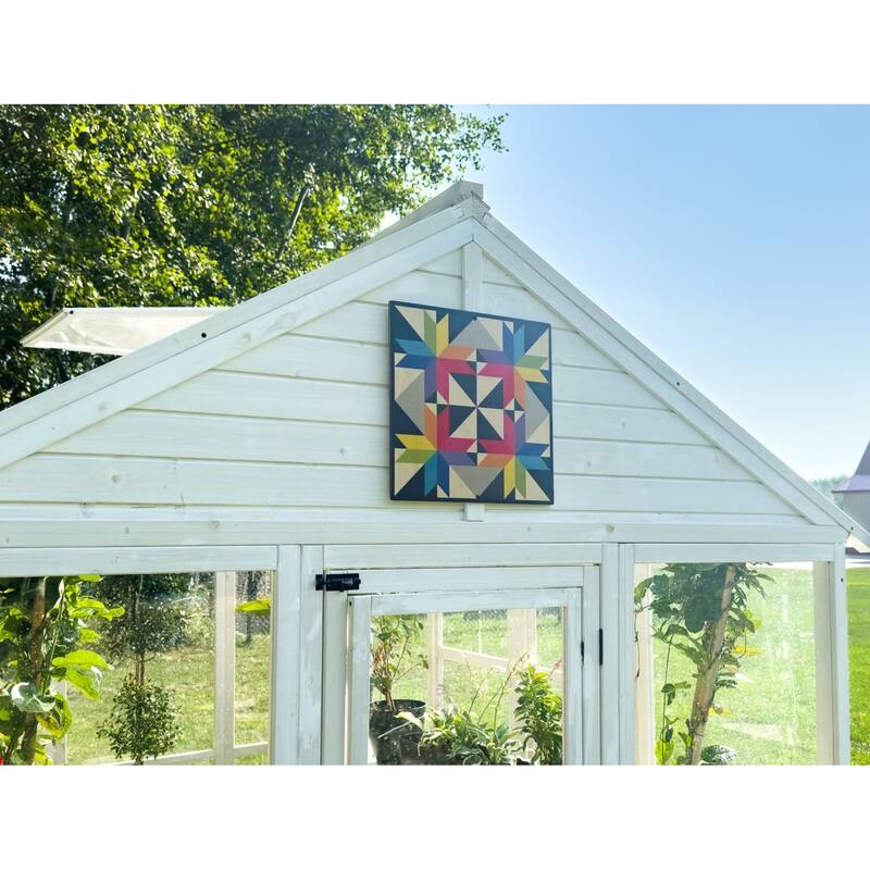 Zylina Greenhouse & Garden Art - Rainbow Colors Quilt