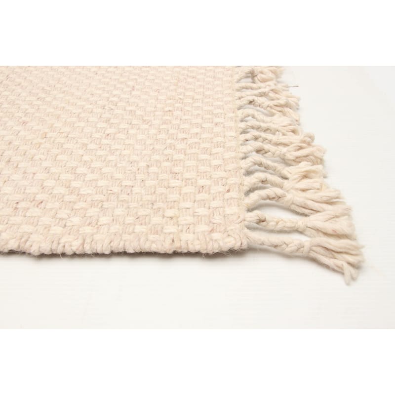 ECARPETGALLERY Hand Tufted Sienna Pink Wool Rug - 4'11 x 7'11