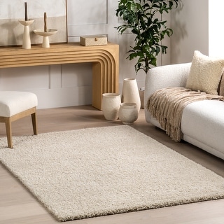 Nuloom Emily Contemporary Solid Shag Area Rug
