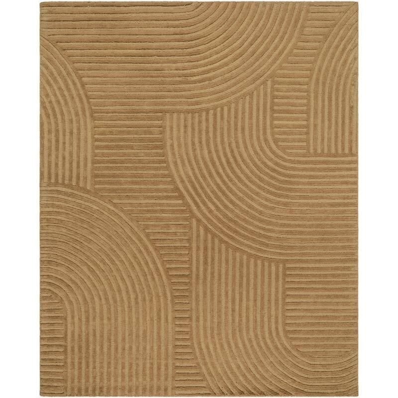Livabliss Transitional Brook Graphic Area Rug - 8' x 10' - Dark Brown