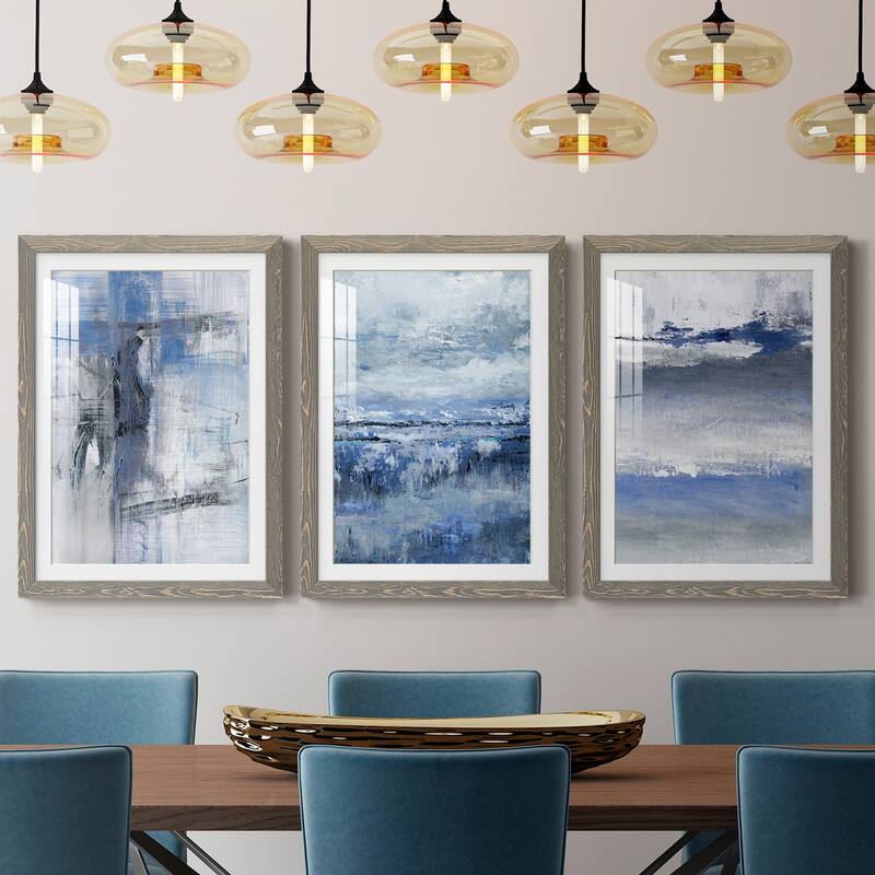 Soft Solace Indigo-Premium Framed Print - Ready to Hang