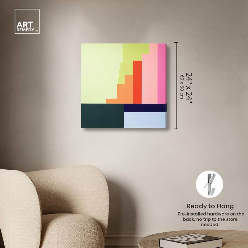 Rectilinear Rhapsody I Canvas by Art Remedy, Gallery Wrapped