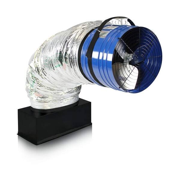 Shop Quietcool Qc Cl 3100 3190 Cfm Dual Speed Whole House Exhaust Fan From The Classic Series White Overstock 20617918