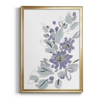 Periwinkle Patch II Premium Framed Print - Ready to Hang - Bed Bath ...