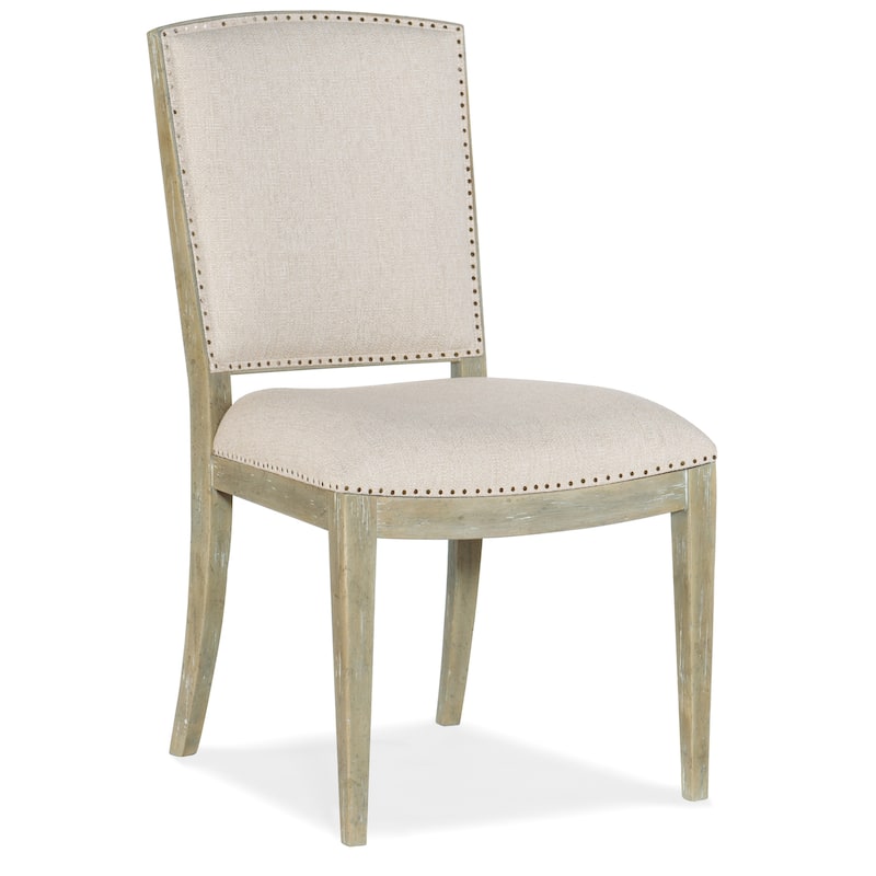 Surfrider Carved Back Side Chair - 21.5"W x 38.5"H x 25.25"D