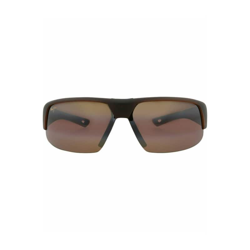 Maui Jim Shield-Frame Nylon Sunglasses - Rootbeer Rootbeer Bronze - Brown - Brown Lens