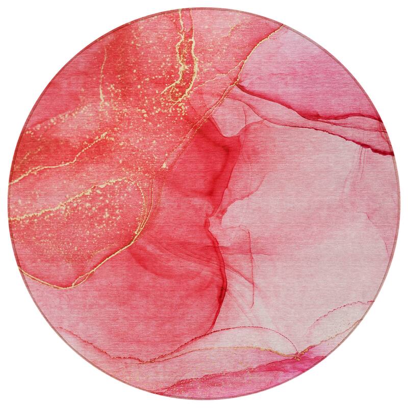Gaz Unique Abstract Weather Resistant Classic Meets Modern Outdoor Rug