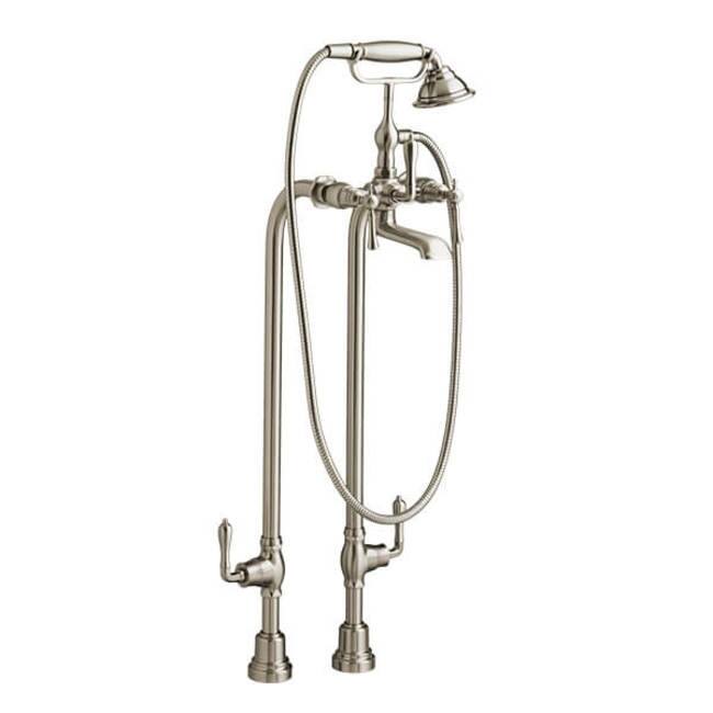 DXV D3510295C Transitional Floor Mounted Tub Filler - Brushed Nickel