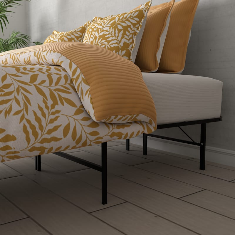 Heavy-Duty Steel Platform Bed Frame with Tool-Free Assembly