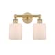 Option Brushed Brass / Matte White