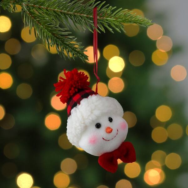 Shop 4 5 Snowman Wearing A Red And Black Flannel Hat With A Red
