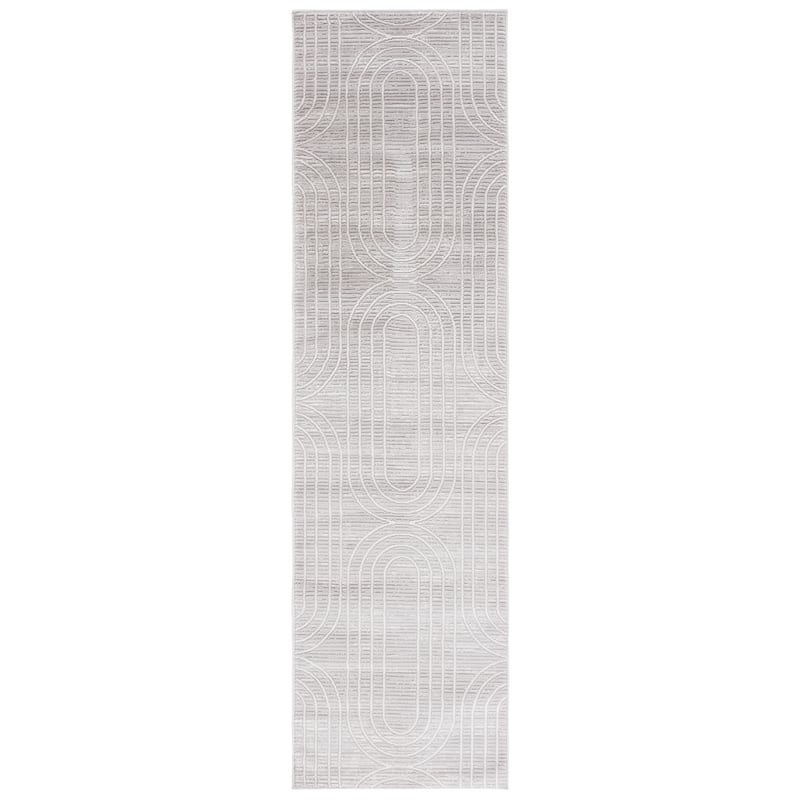 SAFAVIEH Archway Ariadni Modern & Contemporary Rug - 2'2" x 8' Runner - Grey/Light Grey