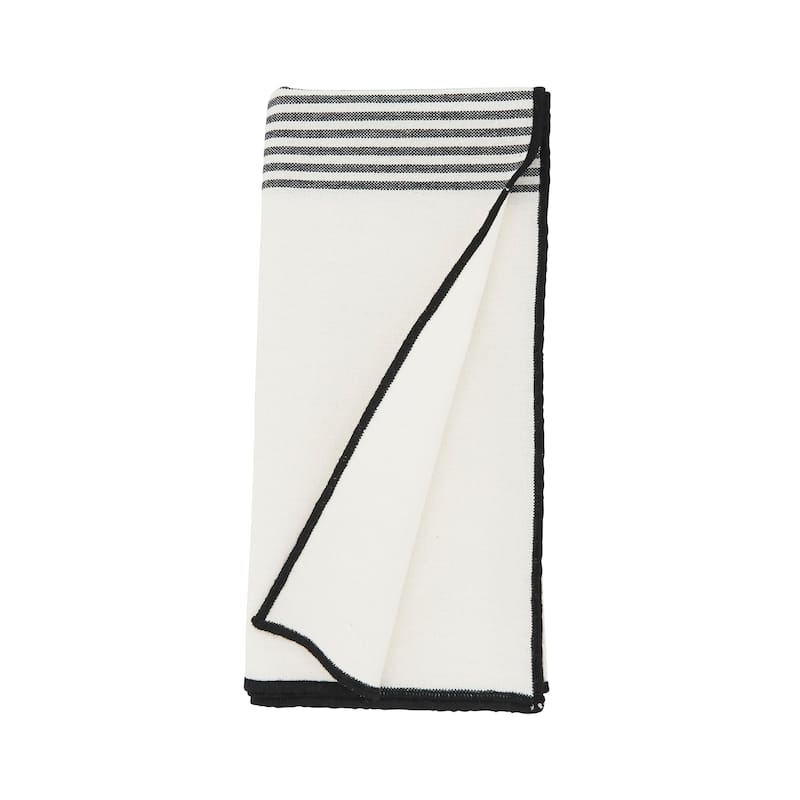 Classic Elegance Striped Napkin (Set of 4) - 20"x20"