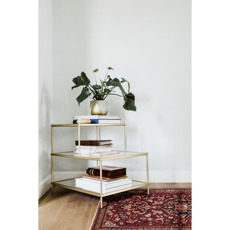 ECARPETGALLERY Hand-knotted Andelz Red Wool Rug - 4'5 x 7'8