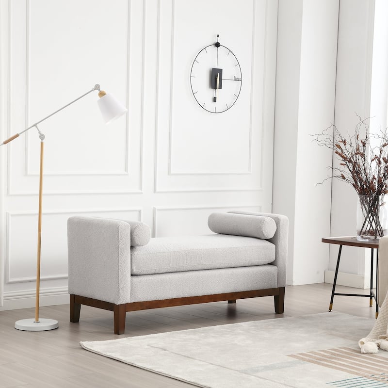 Elegant Upholstered Bench for End of Bed and Living Room