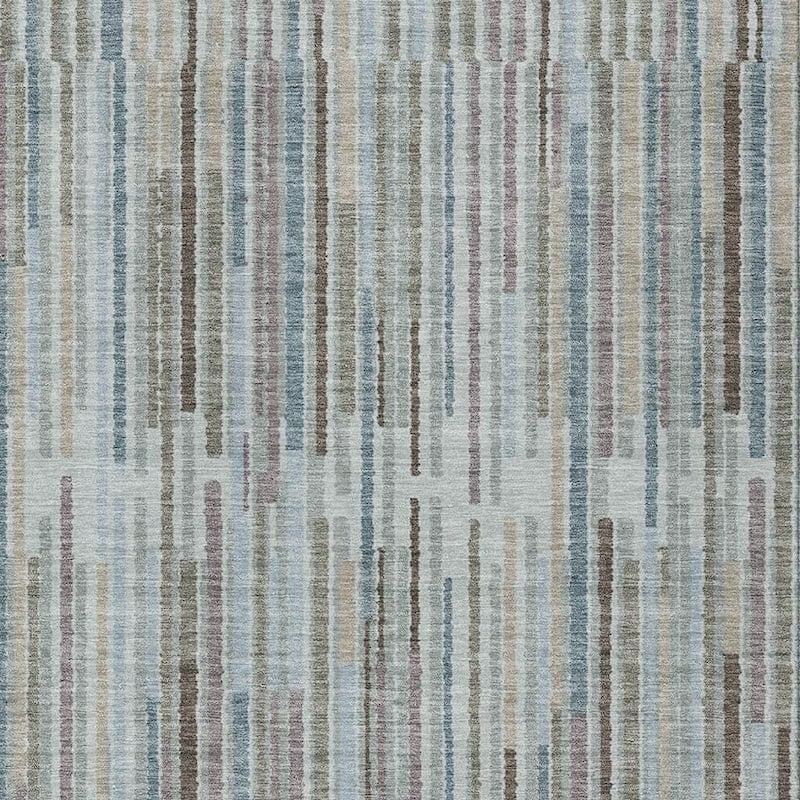 HomeRoots Striped Transitional Rectangle Outdoor Rug