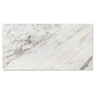 12*24 White marble, natural marble, for wall and floor, polished marble tile, natural stone, 1 box 4 pcs