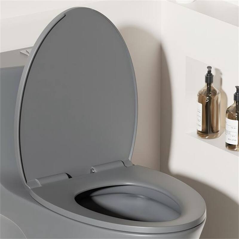 Only Toilet Seat Cover, Light Gray - Light Grey