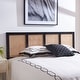preview thumbnail 2 of 14, SAFAVIEH Vienna Cane Headboard
