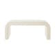 preview thumbnail 18 of 20, Set of 3 U-Shaped Modern Bench Teddy Ottoman Bench, Small Sofa Footrest Extra Seating, 44+18 Inch Bench Bench & Ottoman