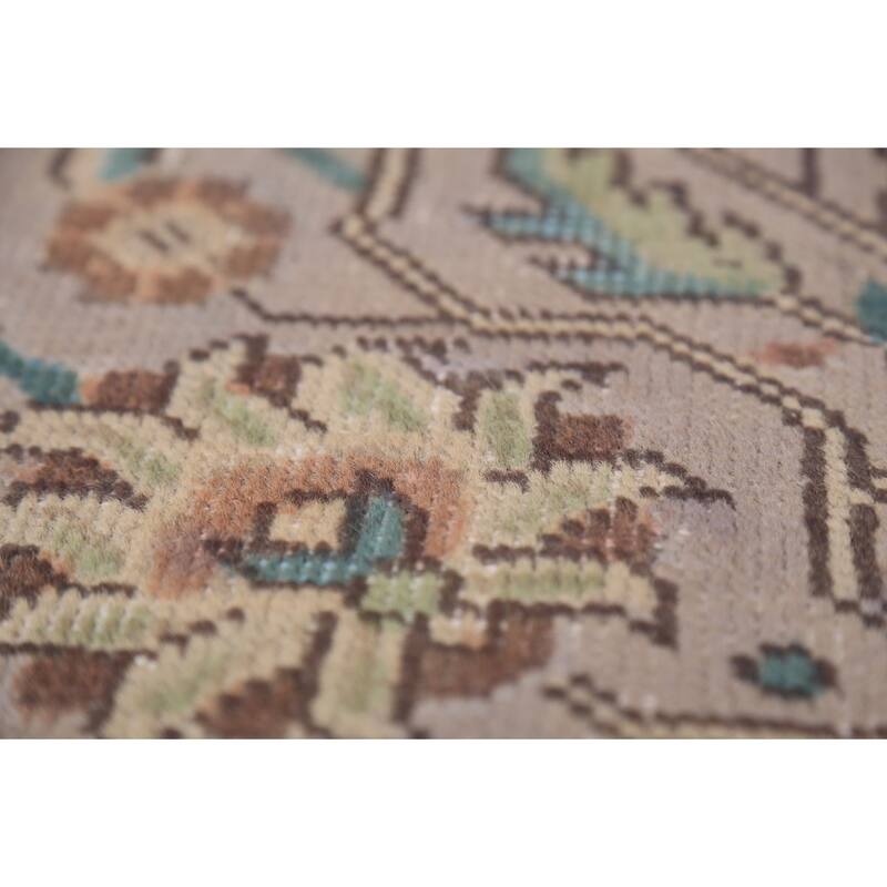 Traditional Tabriz Persian Vintage Area Rug Hand-Knotted Wool Carpet - 9'3"x 12'5"