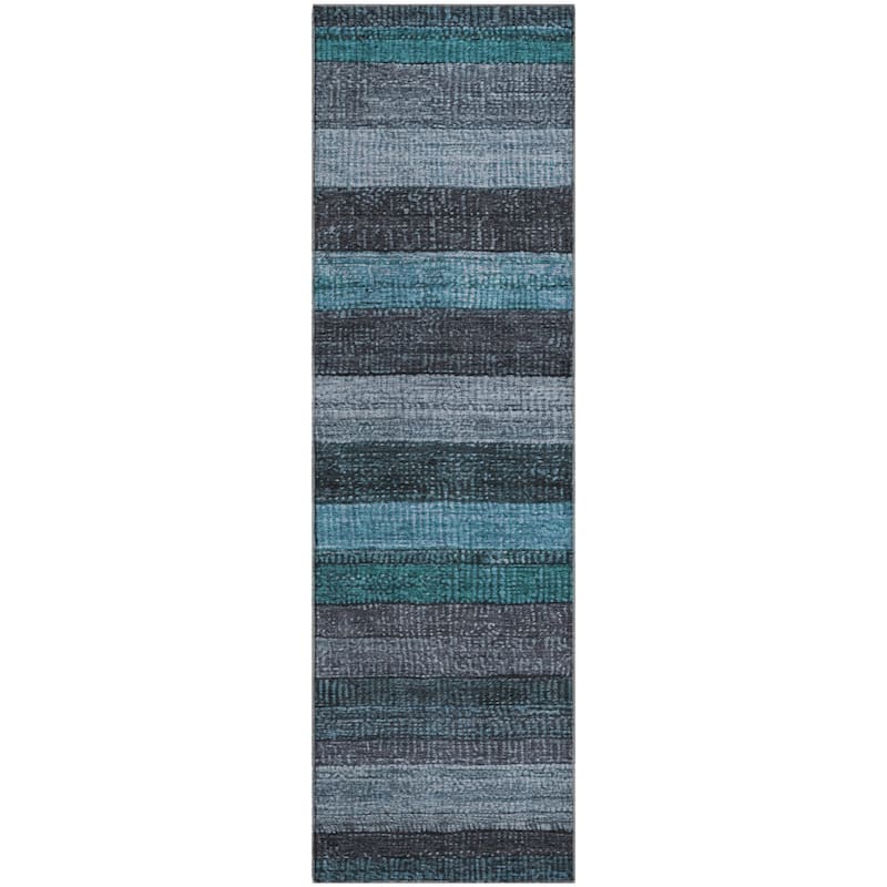 Premium Washable Super Soft Ombre Stripes Mayfield Rug
