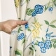 preview thumbnail 14 of 25, HLC.ME Scarlet Floral & Birds Back Tab Rod Pocket - Light Filtering Darkening Curtain Panels, Pair