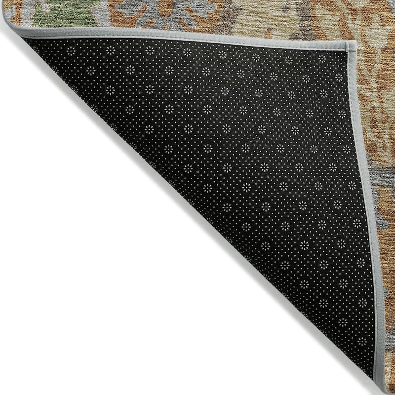 Machine Washable Indoor/ Outdoor Traditional Craftsman Chantille Rug
