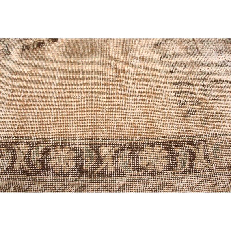 ECARPETGALLERY Hand-knotted Antalya Vintage Tan Wool Rug - 7'1 x 11'4