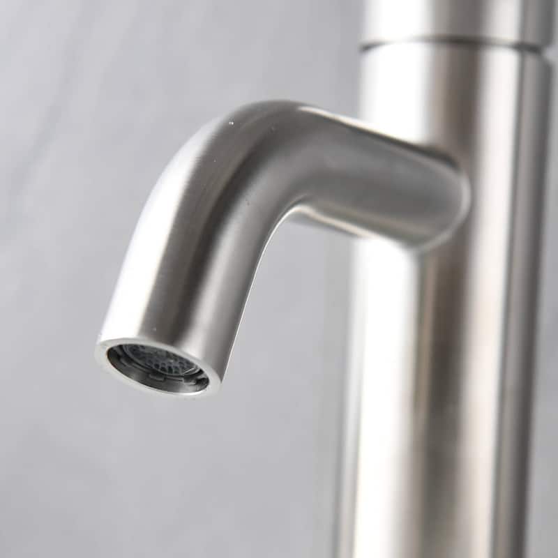 BATHLET Modern Single Hole Bathroom Sink Faucet