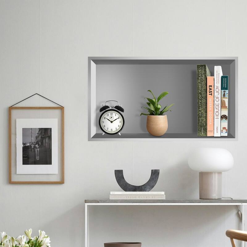 WIZ 24-inch W x 12-inch H x 4-inch D Stainless Steel Shower Niche