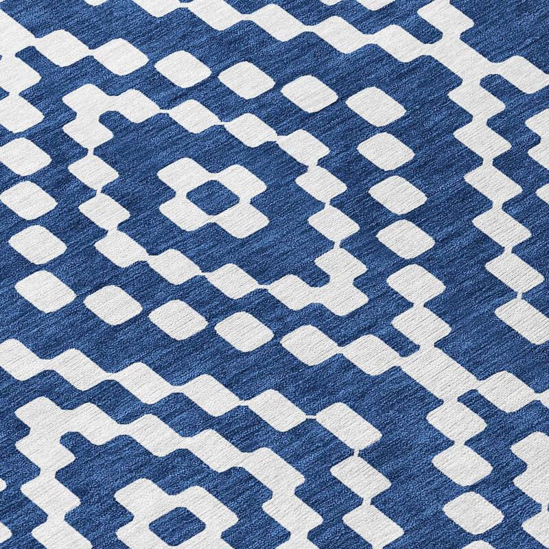 HomeRoots Geometric Transitional Rectangle Outdoor Rug