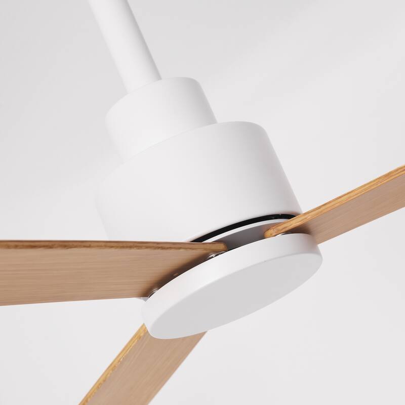 52" Matte Black Industrial Reversible DC Motor Ceiling Fan - 52" L x 52" W x 11.6" H