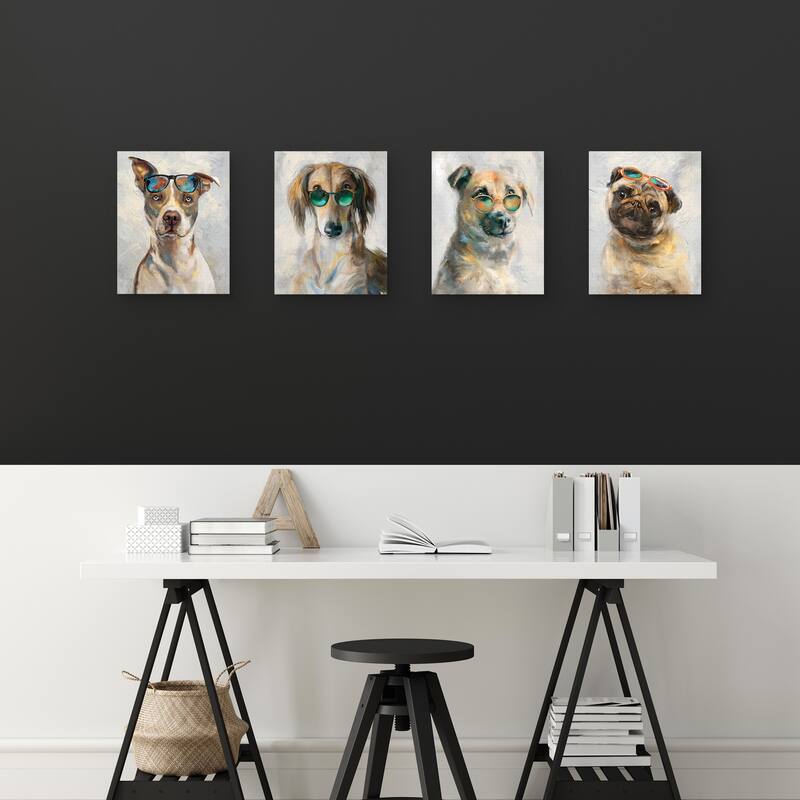 Cool Kids I - IV by Studio Arts Canvas Art Prints