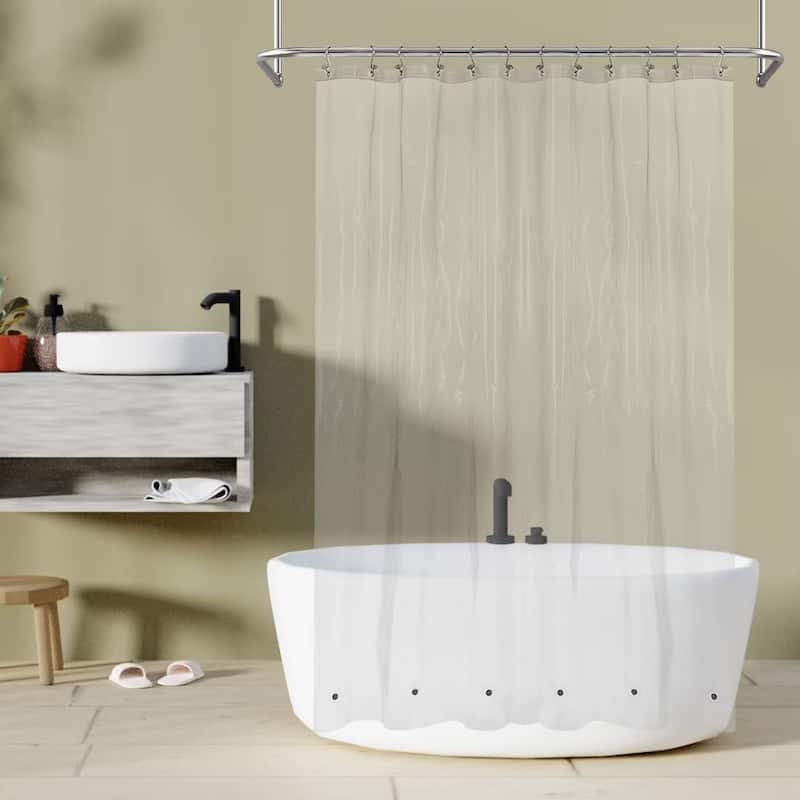 Waterproof PEVA 6G Shower Curtain Liner - 72"Wx78"L - Clear