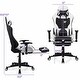 preview thumbnail 15 of 56, Costway Massage Gaming Chair Reclining Racing Office Computer Chair