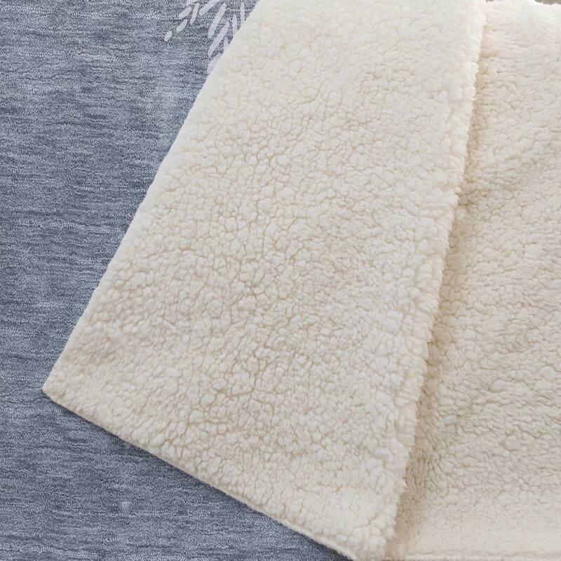 Premium Machine Washable ASB213 Merry Christmas Sherpa Throw Blanket