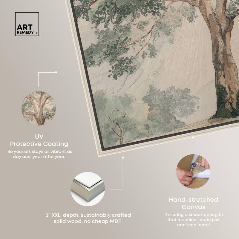 Emanating Branches I Canvas by Art Remedy