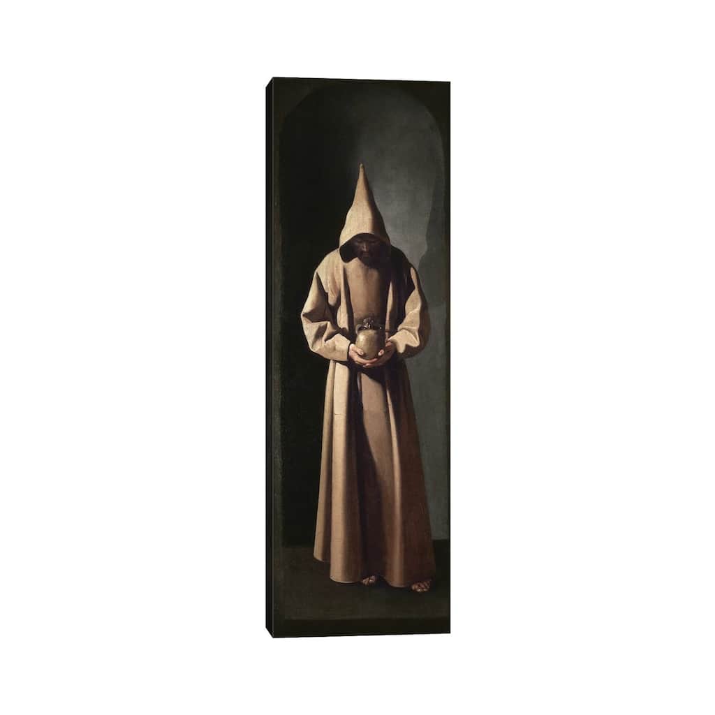 iCanvas "St. Francis Contemplating A Skull, c.1635" by Francisco de Zurbaran Canvas Print