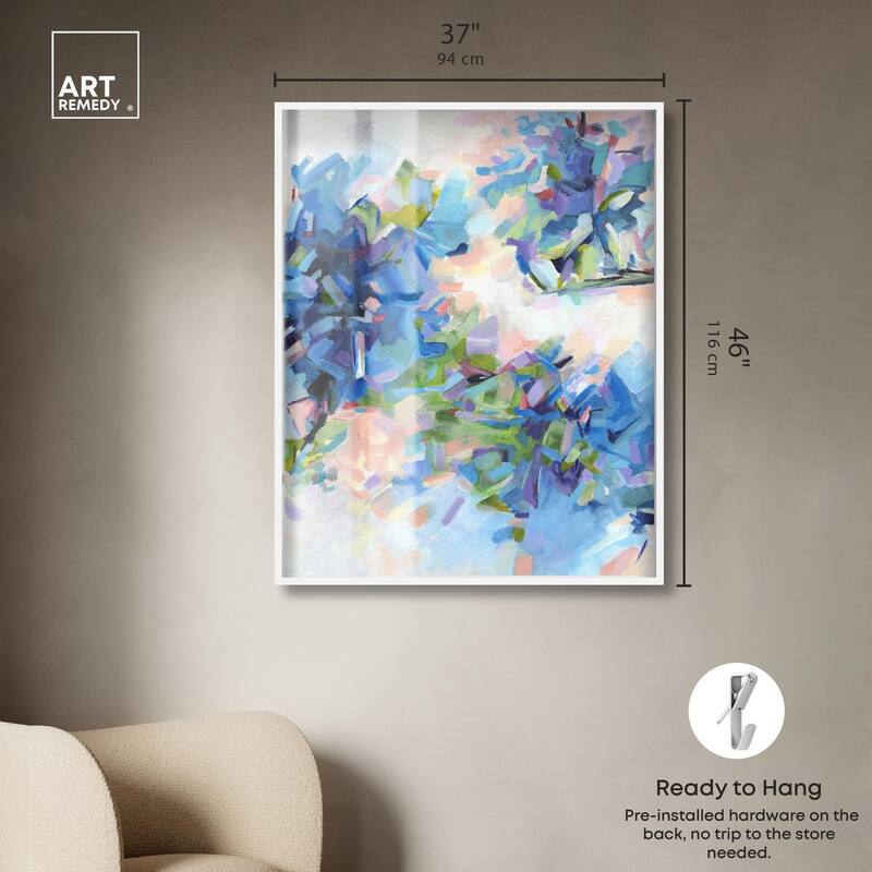 Blue Botanicals Shadowbox by Art Remedy