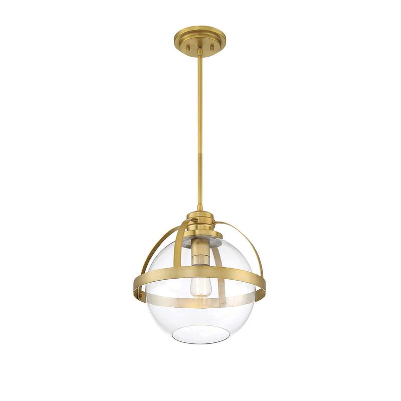 Savoy House Pendleton 14" Wide Pendant with Glass Shade