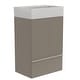 preview thumbnail 4 of 29, 20 inch MDF Single Sink Freestanding Bath Vanity with White Ceramic Top - 20" x 14"