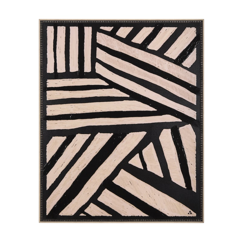 Clay Pattern I Framed Art Print