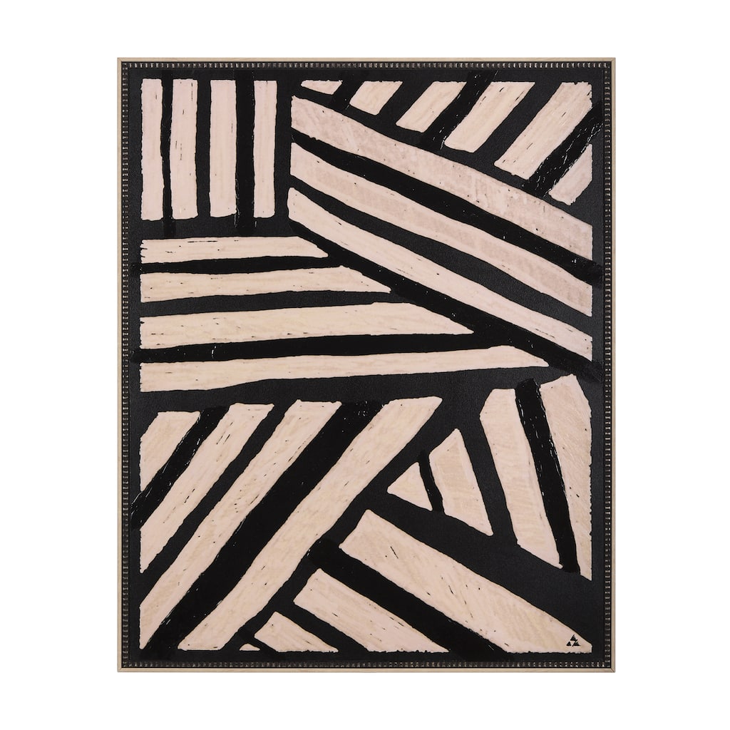 Clay Pattern I Framed Art Print
