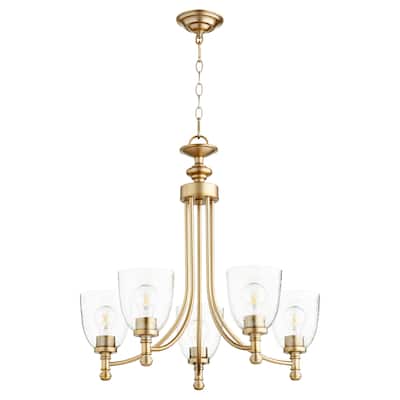 Quorum International Rossington 5 Light 25" Wide Chandelier