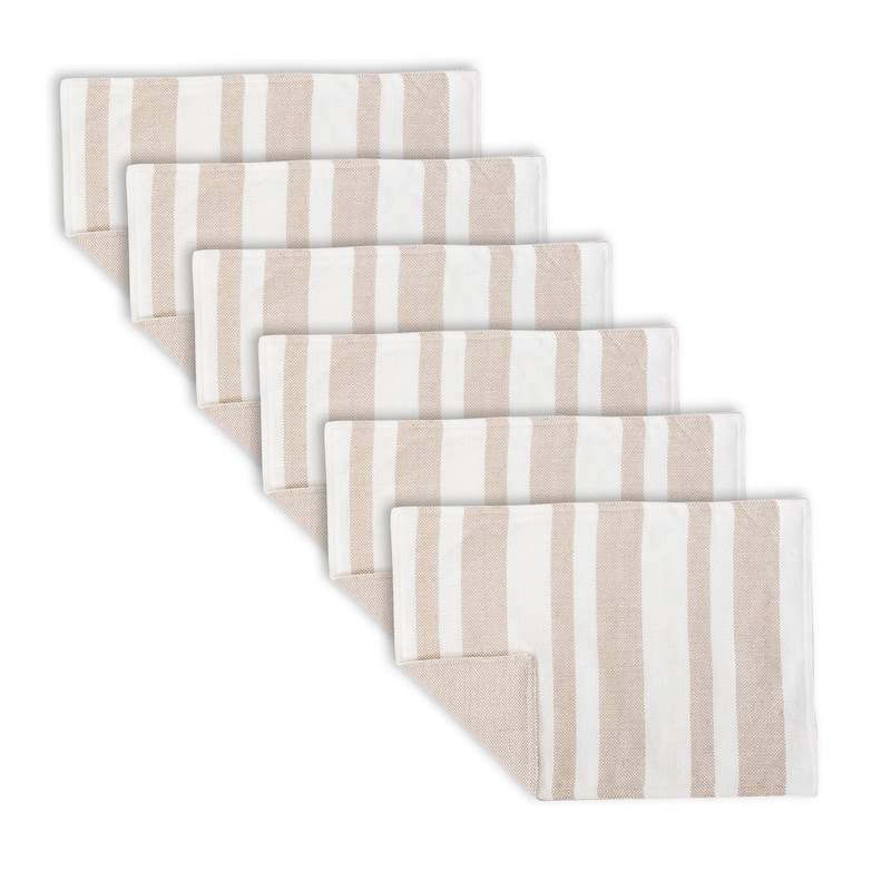 Sol Stripe Dune Placemat Set of 6 - Set of 6