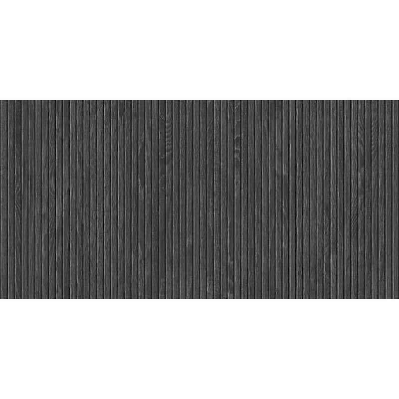 The Tile Life Marqueterie 24x48 Black Porcelain Floor & Wall Tile