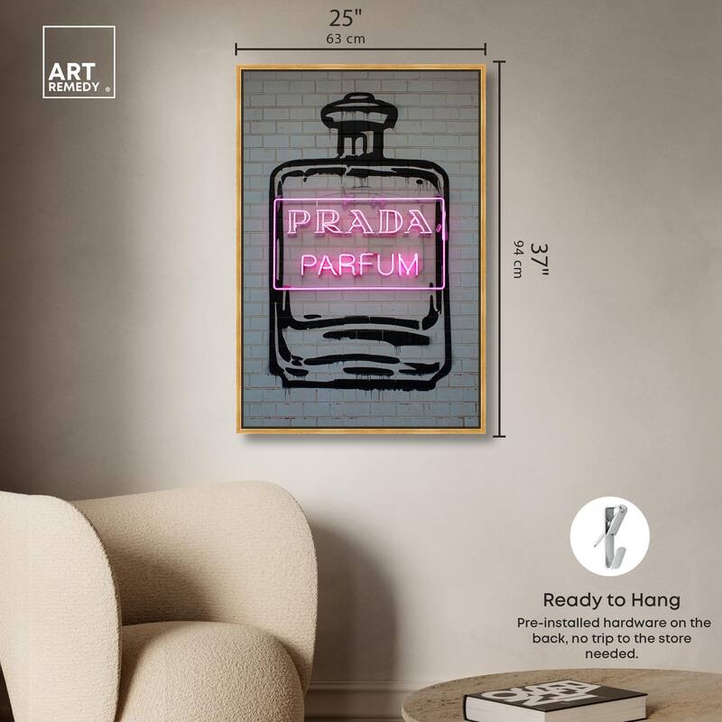Fragrance Frame Canvas by Art Remedy
