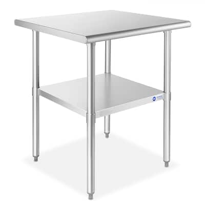 30 x 30in NSF Stainless Steel Prep and Work Table